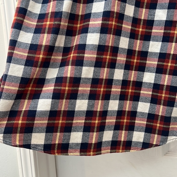 EUC RVCA Men's That’ll Work Flannel Button Down Shirt Navy/Red/Yellow Large - Picture 9 of 9